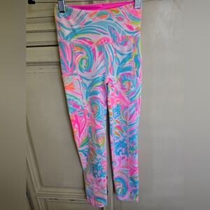 Lilly Pulitzer UPF 50+ Luxletic 24" Weekender High Rise Midi Leggings NWOT